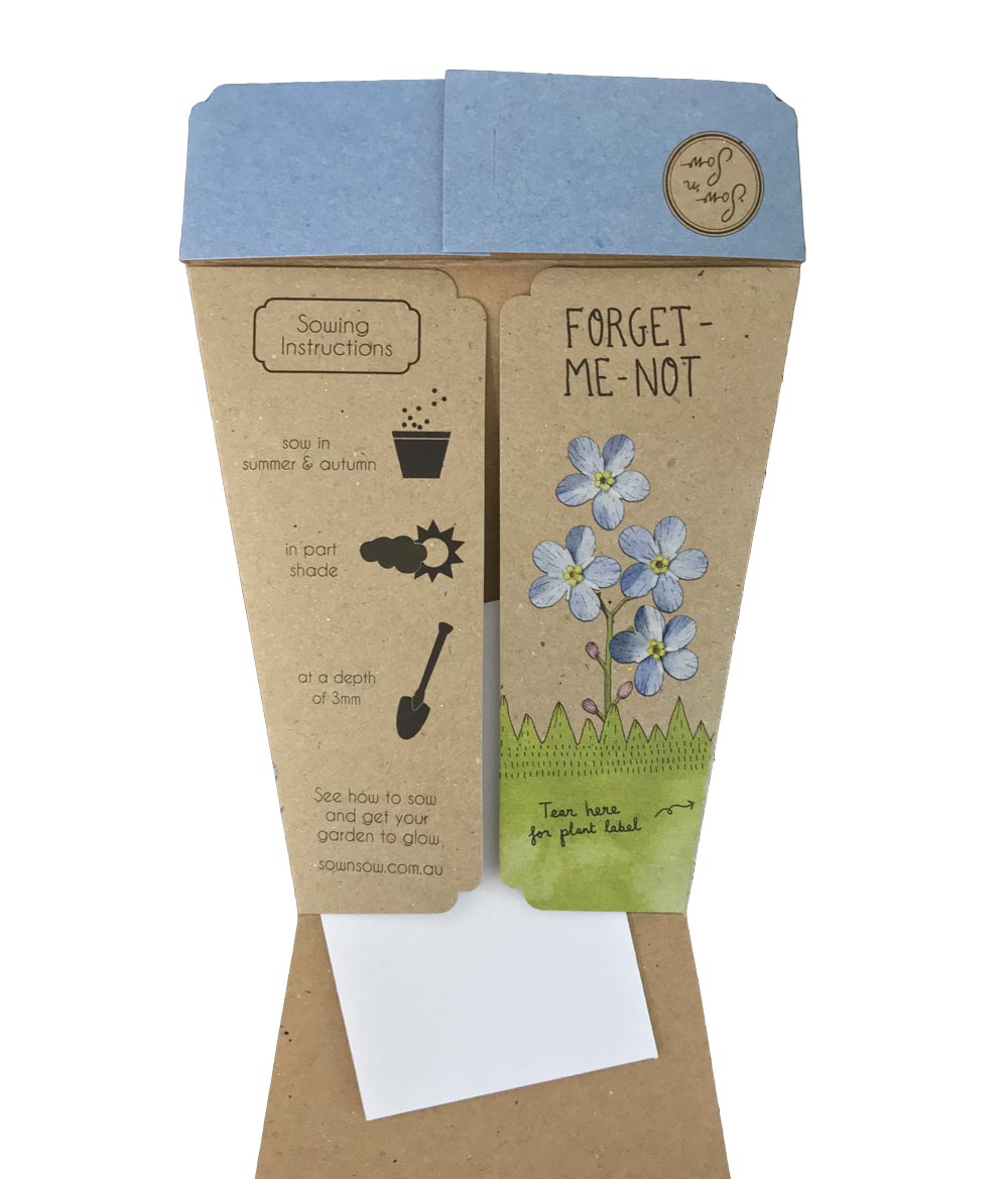 Sow n Sow Gift Card Forget me not - Gaudy & Prim