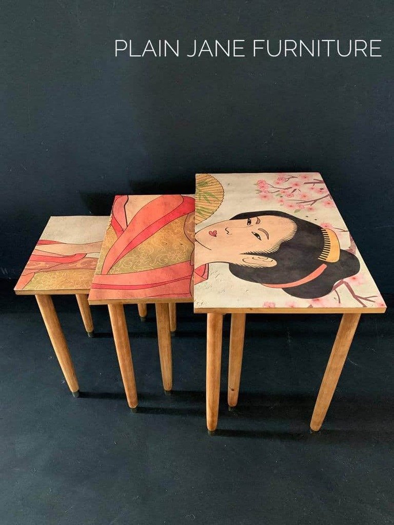 Geisha Decoupage papers - Gaudy & Prim