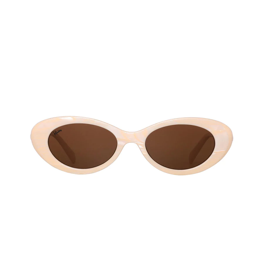 HIGH SOCIETY SUNGLASSES - BEIGE - Gaudy & Prim