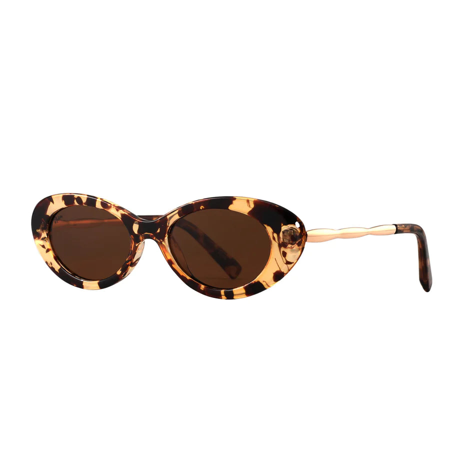 HIGH SOCIETY SUNGLASSES - HONEY TURTLE - Gaudy & Prim