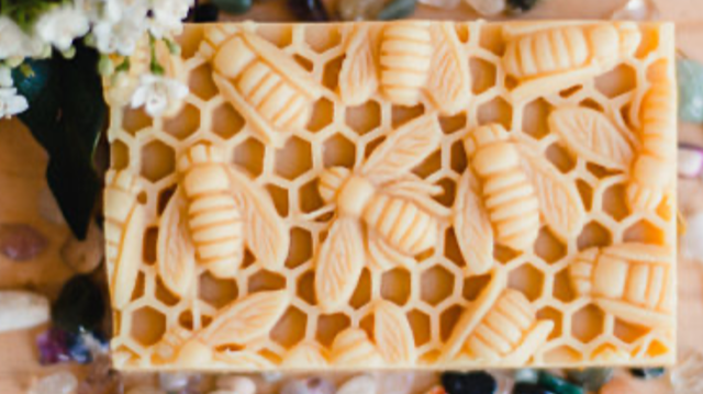 Nina's Bees Natural Soap - Honey and Beeswax - Gaudy & Prim