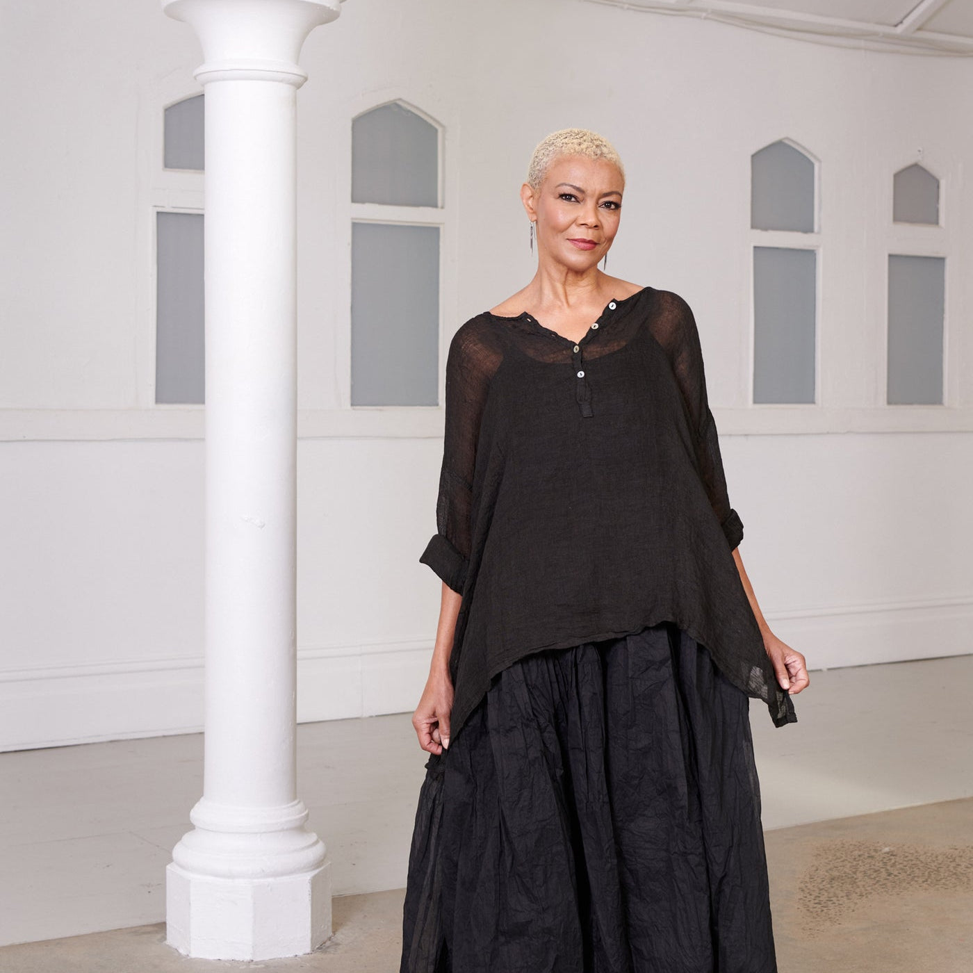 Tutu Slip Long Black - Gaudy & Prim