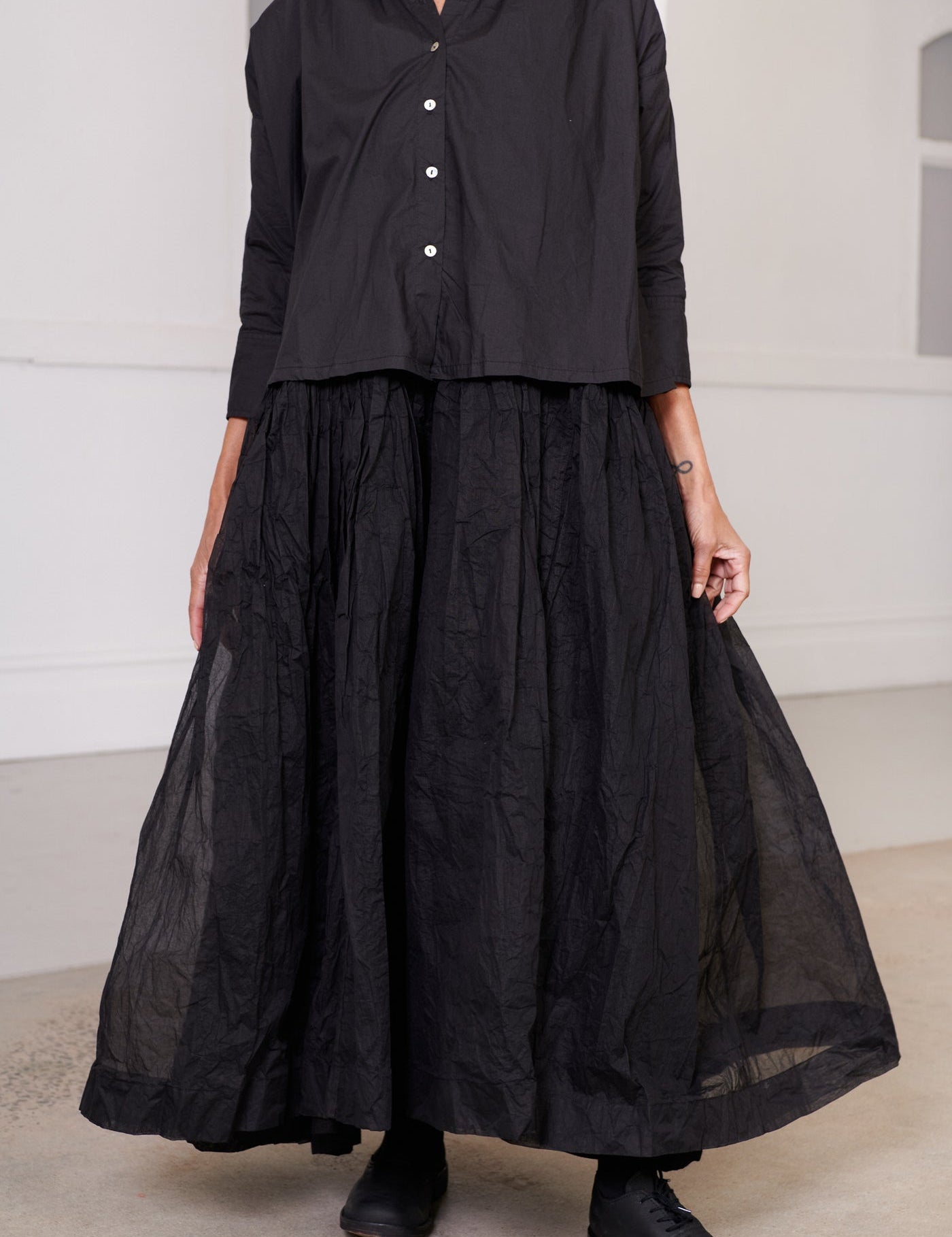 Tutu Slip Long Black - Gaudy & Prim