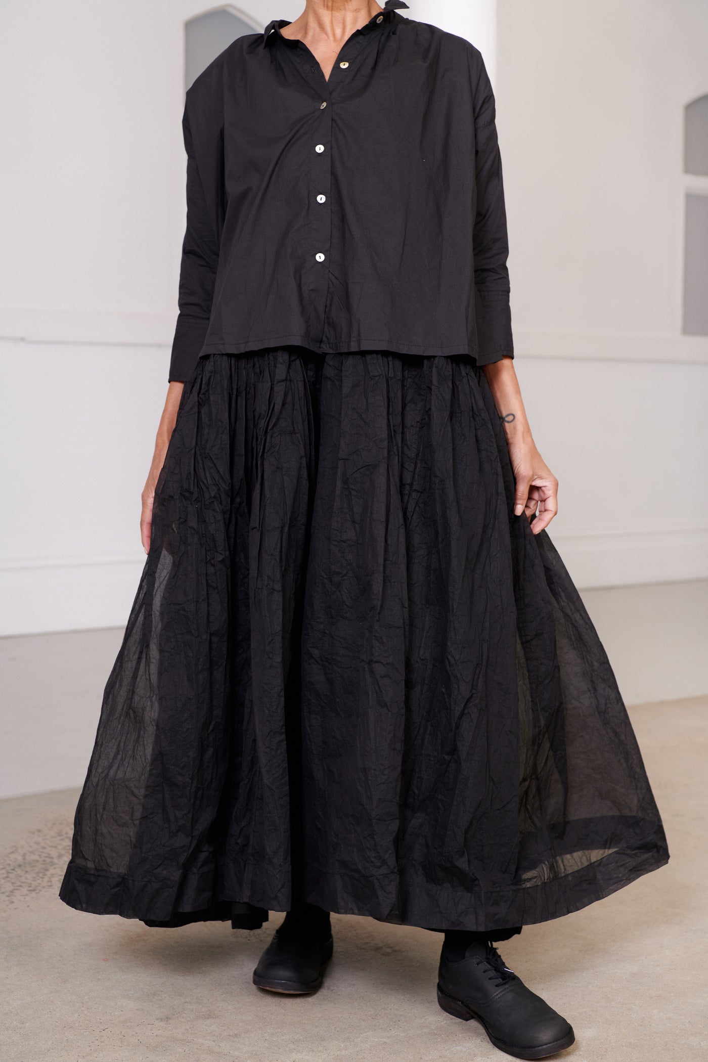 Tutu Slip Long Black - Gaudy & Prim