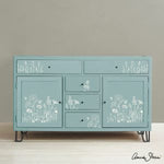 Annie Sloan Meadow Flowers Stencil - Gaudy & Prim