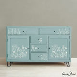 Annie Sloan Meadow Flowers Stencil - Gaudy & Prim