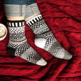 Solmate Midnight Crew Socks - Gaudy & Prim