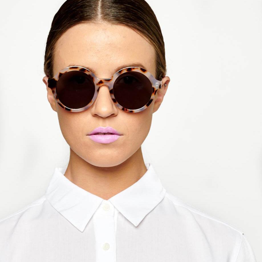 MIND BOMB SUNGLASSES - GREY TURTLE - REALITY - Gaudy & Prim