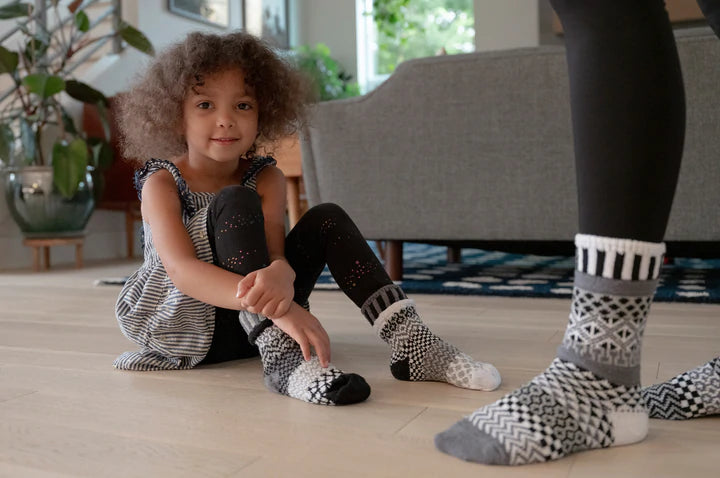 Solmate Moonlight Childrens Socks - Gaudy & Prim