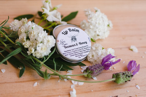 Natural Lip Balm with Beeswax & Honey - Gaudy & Prim