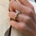 Octavia Ring - Crystal Clear - Gaudy & Prim