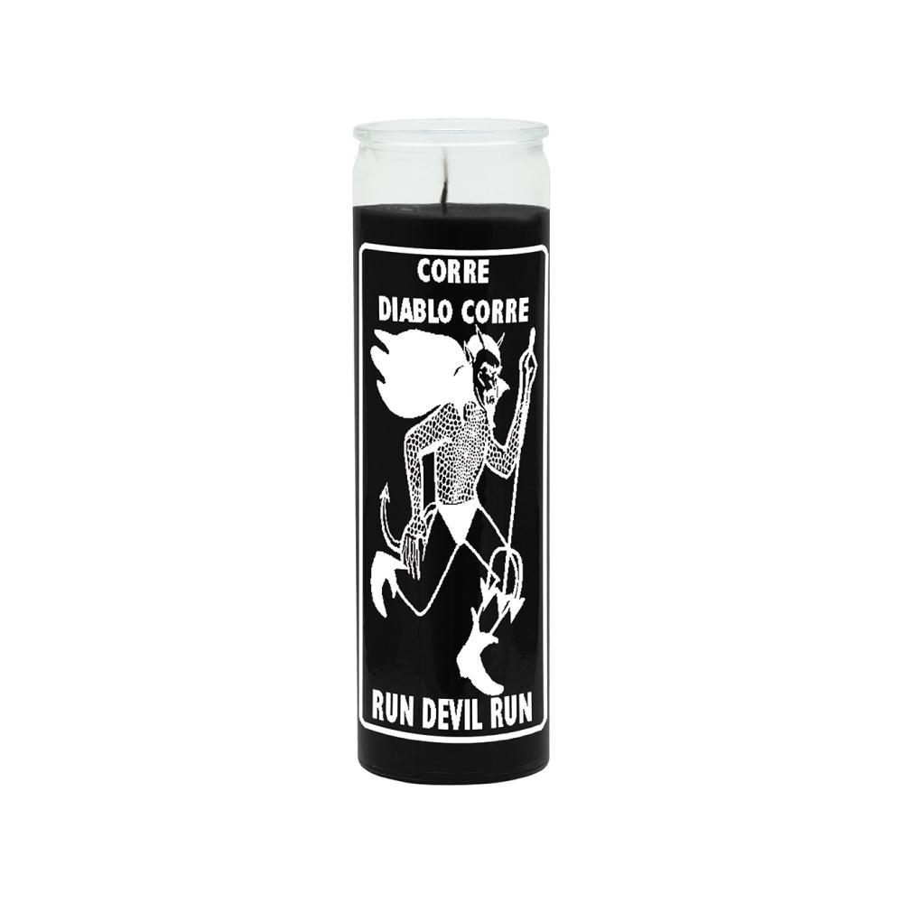 7 Day Run Devil Run Candle - Black - Gaudy & Prim