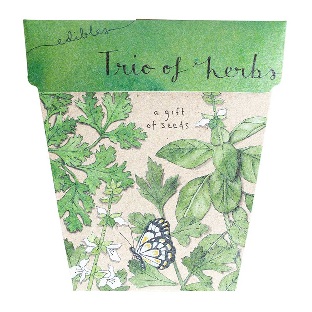 Sow n sow Gift Card - Trio of herbs - Gaudy & Prim