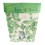 Sow n sow Gift Card - Trio of herbs - Gaudy & Prim