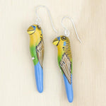 Budgerigar Earrings - Gaudy & Prim