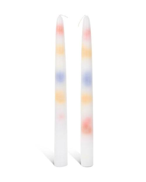 Multi-Colour Drip Candle - Gaudy & Prim