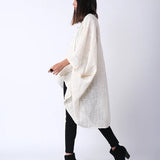 Radha Rani Hemp cotton kimono - cream - Gaudy & Prim