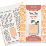 Annie Sloan RHS Decoupage Paper - Borders - Gaudy & Prim