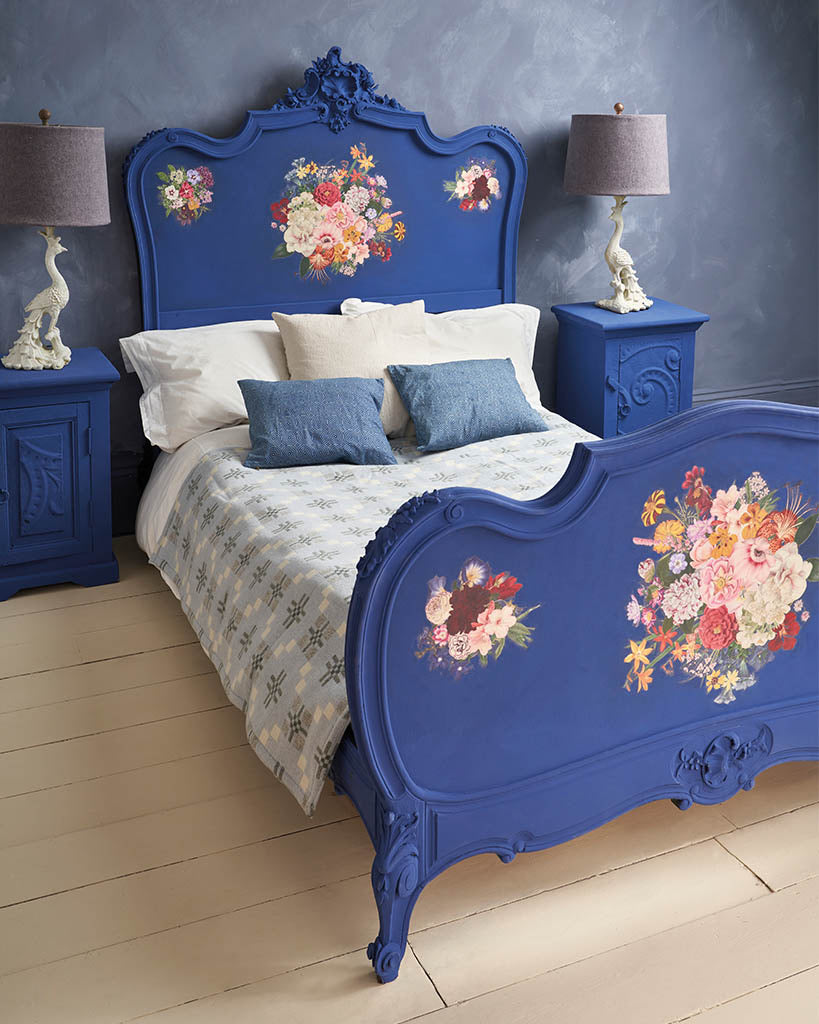 Annie Sloan RHS Decoupage Paper - Floribunda - Gaudy & Prim
