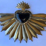 Mexican Black Heart with Rays - Gaudy & Prim