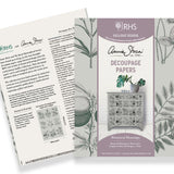Annie Sloan RHS Decoupage Paper - Botanical Drawings - Gaudy & Prim