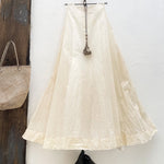 Zahra Cotton Organdy Dress - Ecru - Gaudy & Prim
