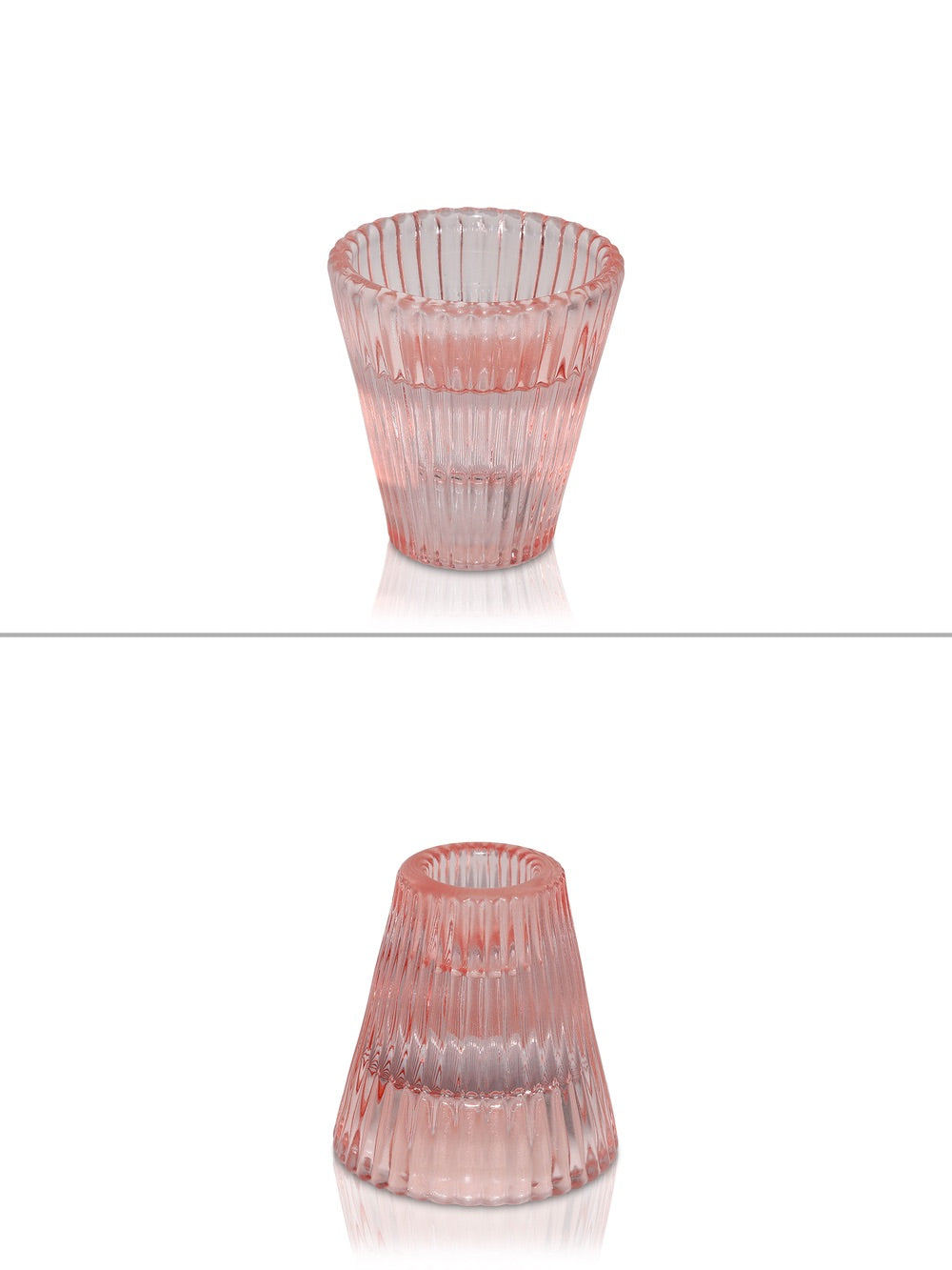 Carlo Taper and Tea Light Candle Holder - Gaudy & Prim
