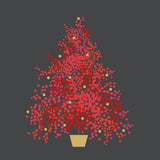 Serviettes - Season’s Tree Grey - Gaudy & Prim
