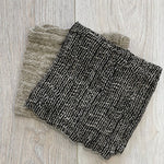 Audrey Wash Cloth - Natural + Black - Gaudy & Prim