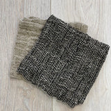 Audrey Wash Cloth - Natural + Black - Gaudy & Prim