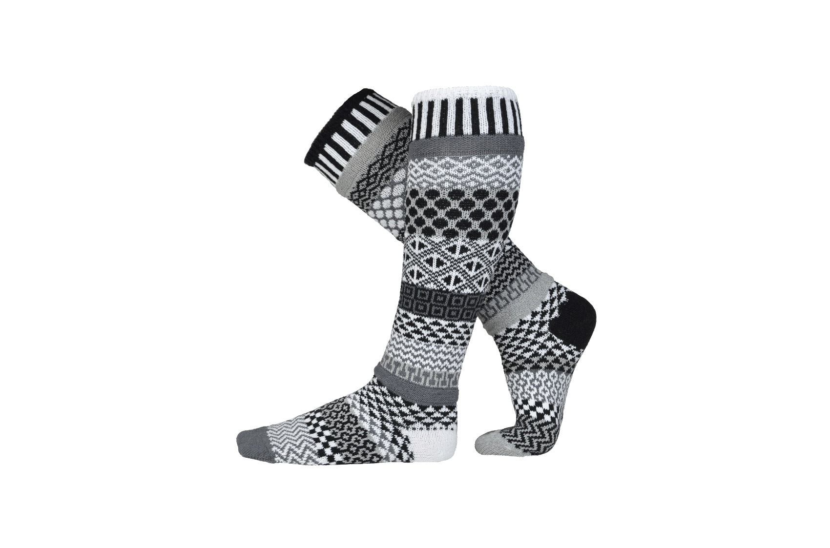 Solmate Midnight Knee Socks - Gaudy & Prim