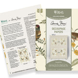 Annie Sloan RHS Decoupage Paper - Songbirds - Gaudy & Prim