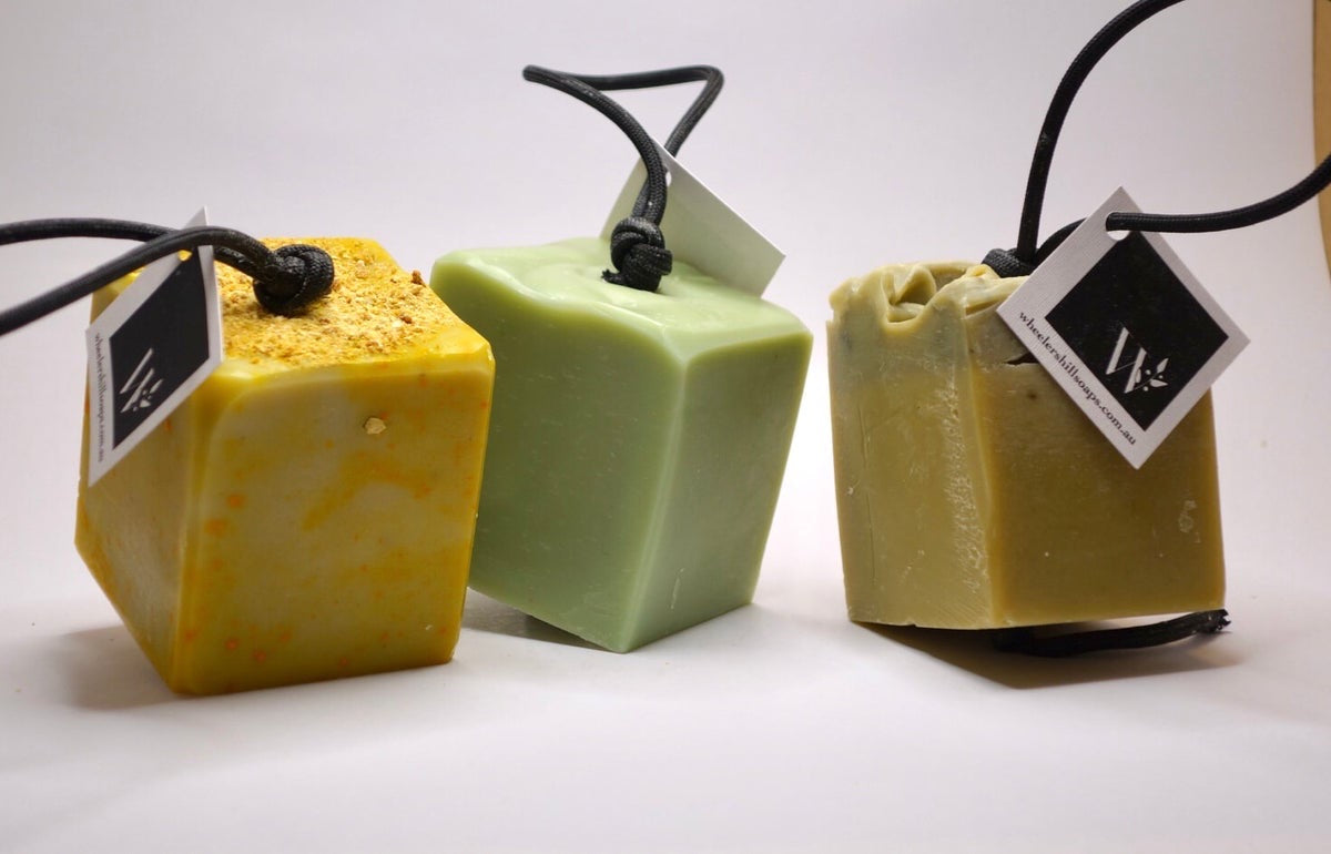 Wheelers Hill Soap on a Rope - Gaudy & Prim
