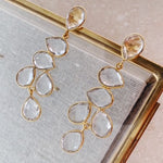 Sheena Earrings - Clear - Gaudy & Prim