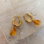 Priya Earrings - Citrine - Gaudy & Prim