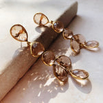 Sheena Earrings - Champagne - Gaudy & Prim