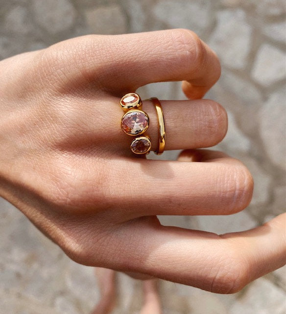 Isla Ring - Champagne - Gaudy & Prim