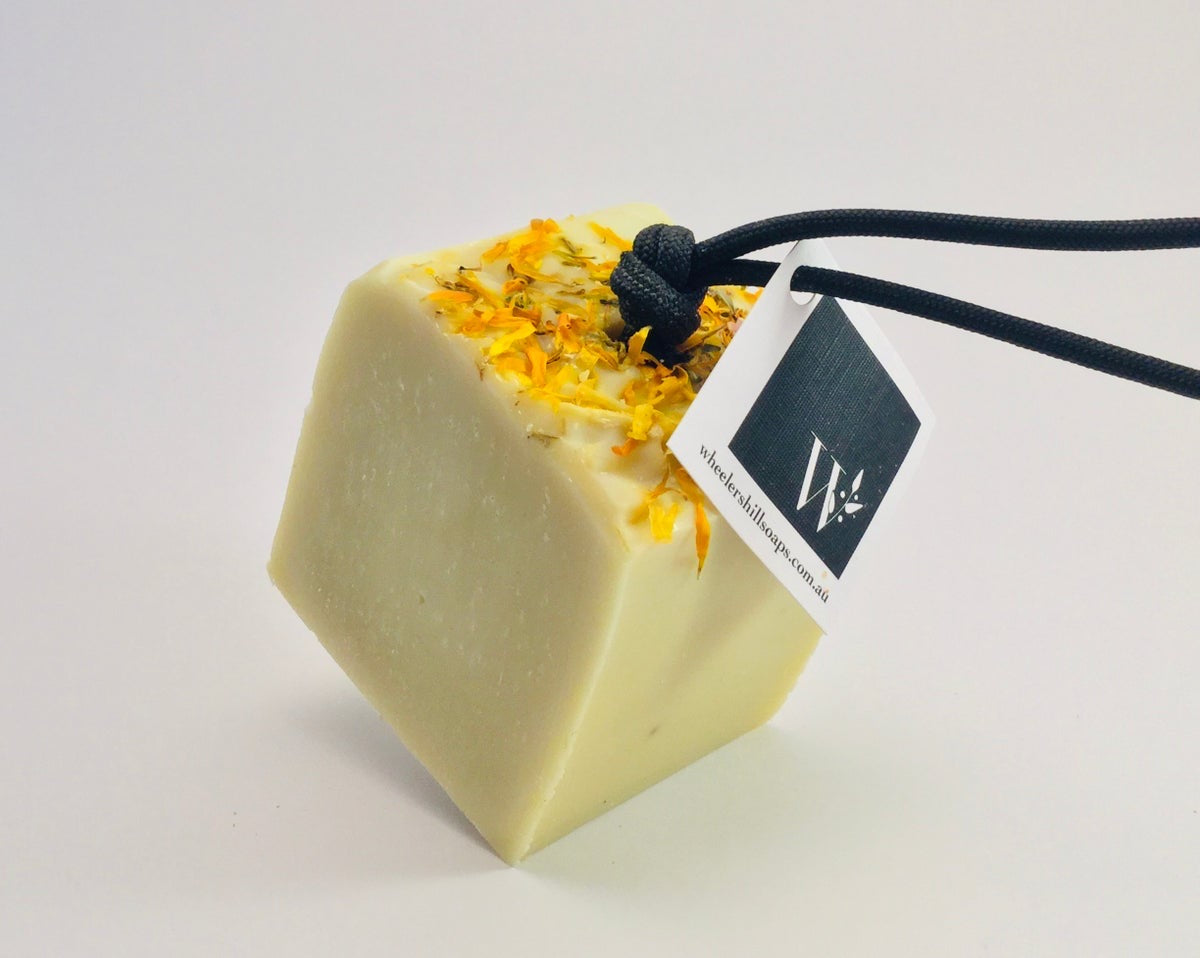 Wheelers Hill Soap on a Rope - Gaudy & Prim
