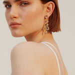 Sheena Earrings - Clear - Gaudy & Prim