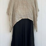 Mesh Linen Poncho Natural - Gaudy & Prim