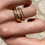 Astri Stacking Ring - Clear - Gaudy & Prim