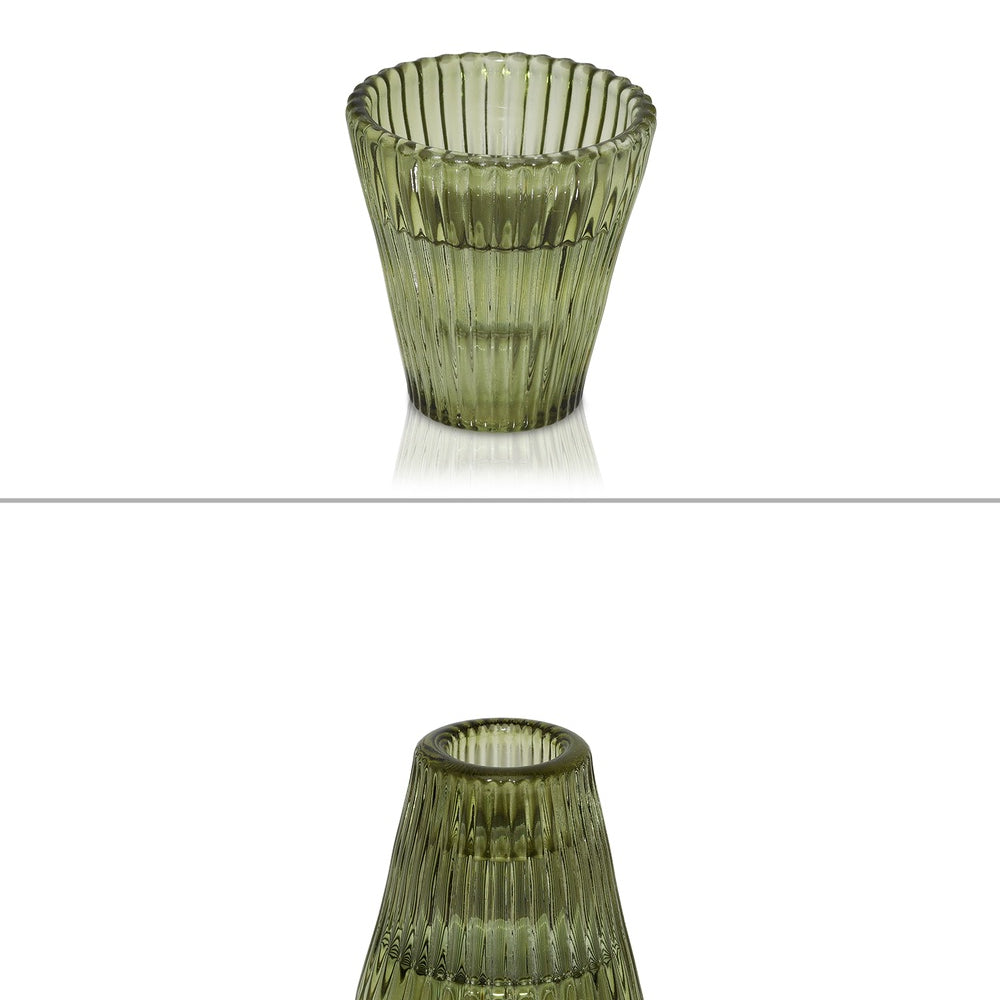 Carlo Taper and Tea Light Candle Holder - Gaudy & Prim