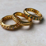Astri Stacking Ring - Clear - Gaudy & Prim