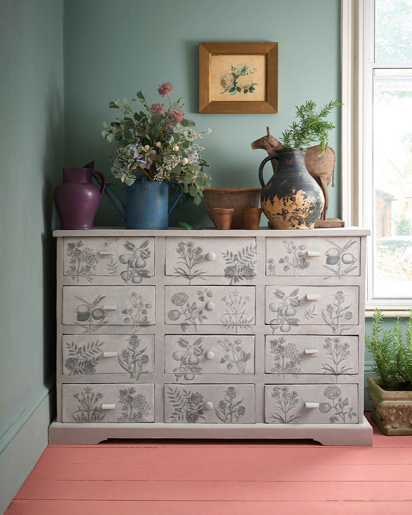 Annie Sloan RHS Decoupage Paper - Botanical Drawings - Gaudy & Prim