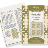 Annie Sloan RHS Decoupage Paper - Fleury - Gaudy & Prim