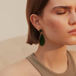 Nancy Earring - Emerald Green - Gaudy & Prim