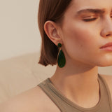 Nancy Earring - Emerald Green - Gaudy & Prim