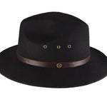 The RataTat Felt Hat - Black - Gaudy & Prim
