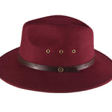 The RataTat Felt Hat - Wine - Gaudy & Prim