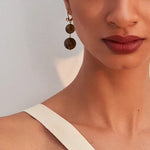 Pernille Earrings - Smoky - Gaudy & Prim